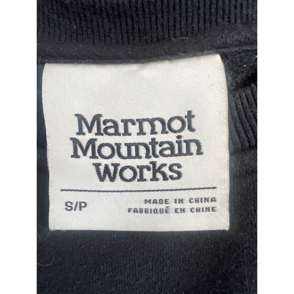 MARMOT MOUNTAIN WORKS FINE OUTDOOR EQUIPMENT CREW NECK BASIC SWEATSHIRT BLACK - Picture 7 of 10